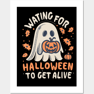 Halloween ghost Posters and Art